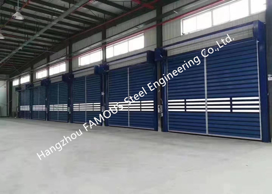 Puertas de persianas eléctricas aisladas de aluminio con color personalizado para uso en el parking