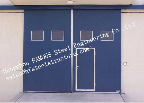 Puertas correderas industriales de metal personalizadas Edificios de acero Kit de dirección única para almacén