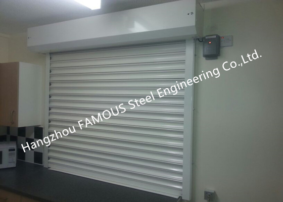 Prevención de incendios Puertas correderas de acero motorizadas con puerta plegable industrial estándar estadounidense