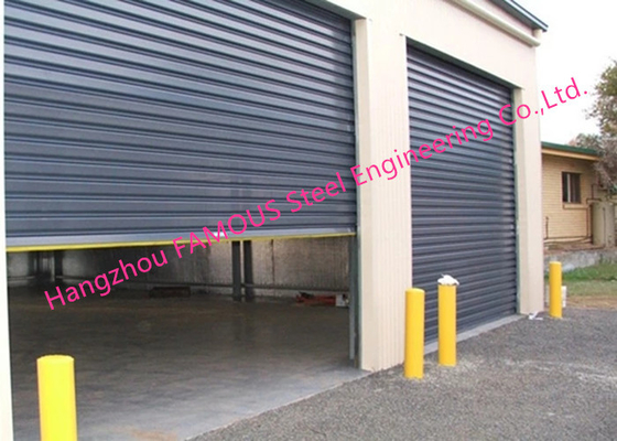 Prevención de incendios Puertas correderas de acero motorizadas con puerta plegable industrial estándar estadounidense