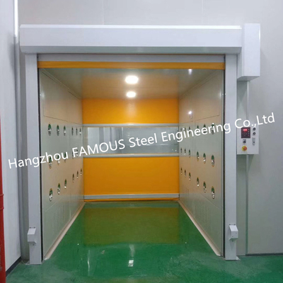 Nuevo diseño de control remoto automático inteligente persiana rodante PVC puerta de cortina transparente