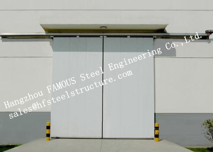 Puertas correderas industriales de metal personalizadas Edificios de acero Kit de dirección única para almacén